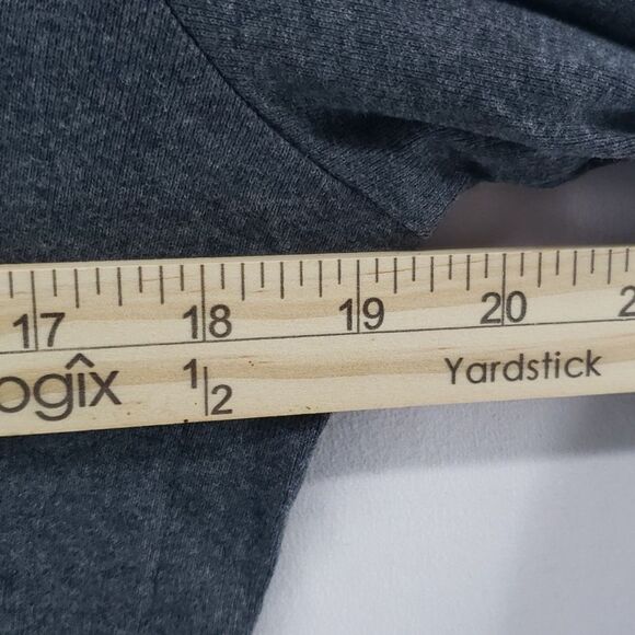 Karen Scott Snowman Trio Long-Sleeve Top Charcoal Size Medium (AM) - Picture 5 of 8